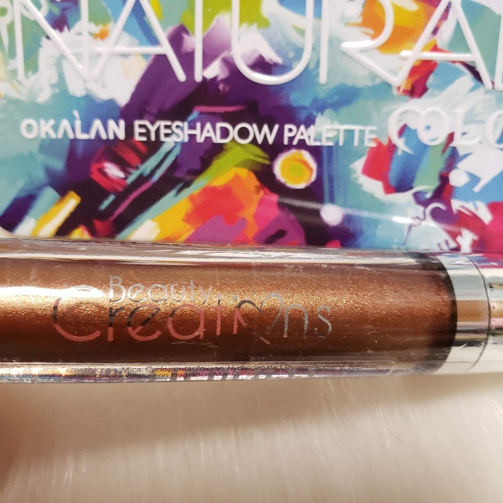 Nudes eyeshadow and lipgloss gift set. Gift basket. - Picture 6 of 15
